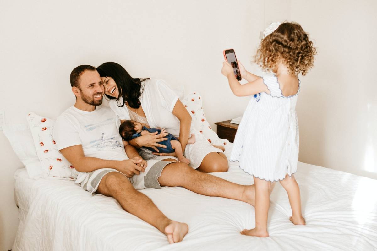 a family setting
